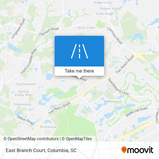 East Branch Court map