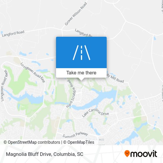 Mapa de Magnolia Bluff Drive