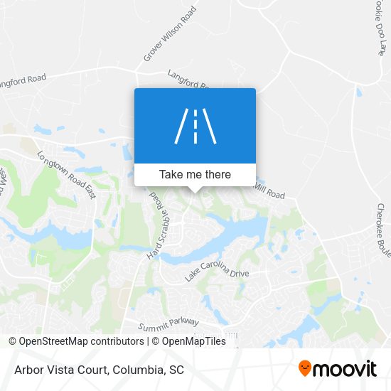 Mapa de Arbor Vista Court