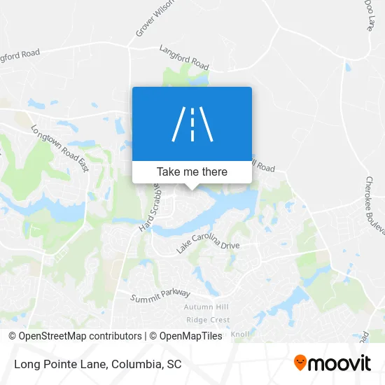 Long Pointe Lane map