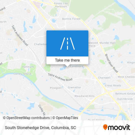 Mapa de South Stonehedge Drive