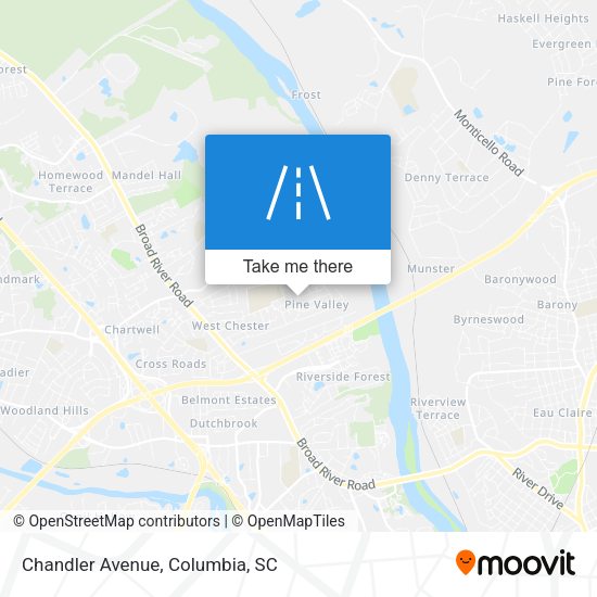 Mapa de Chandler Avenue
