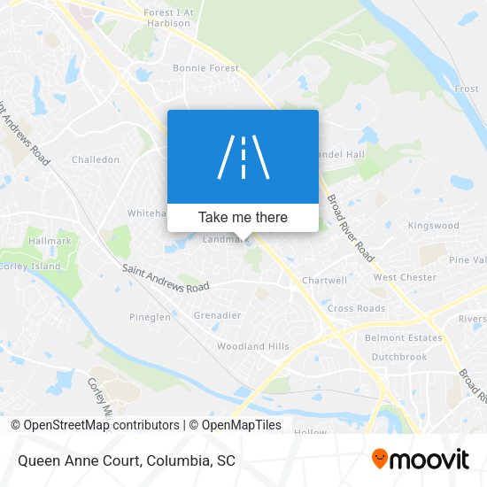 Queen Anne Court map
