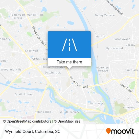 Mapa de Wynfield Court