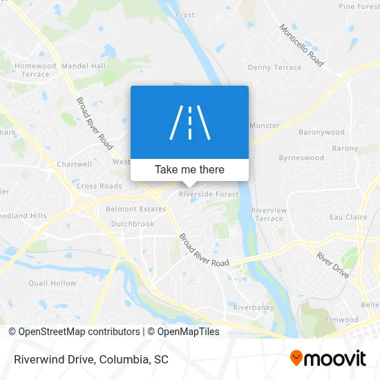 Riverwind Drive map