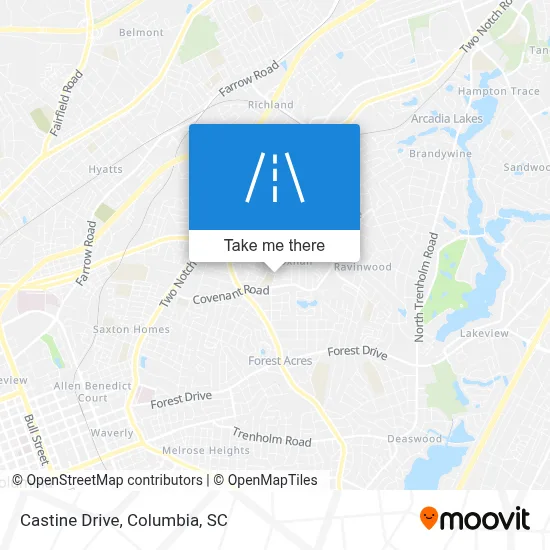 Castine Drive map