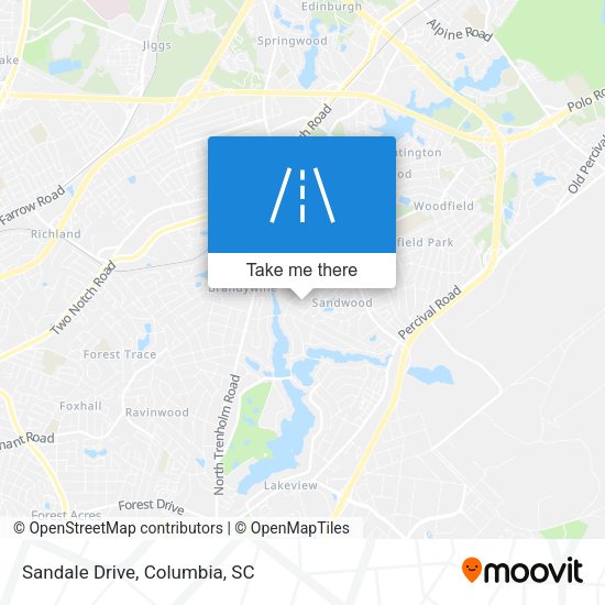 Mapa de Sandale Drive