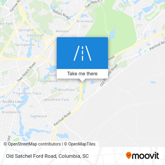 Old Satchel Ford Road map