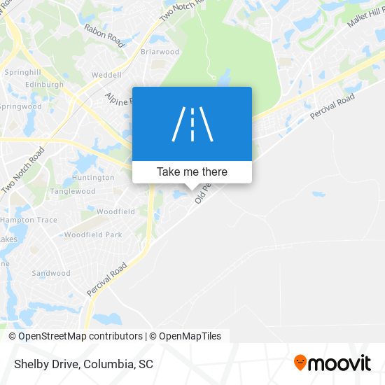 Shelby Drive map