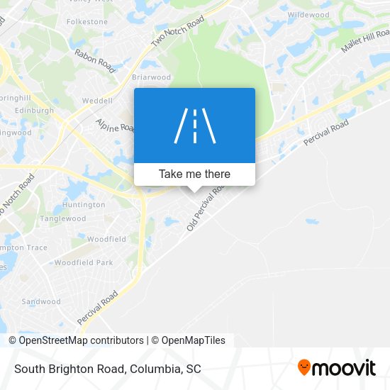 South Brighton Road map