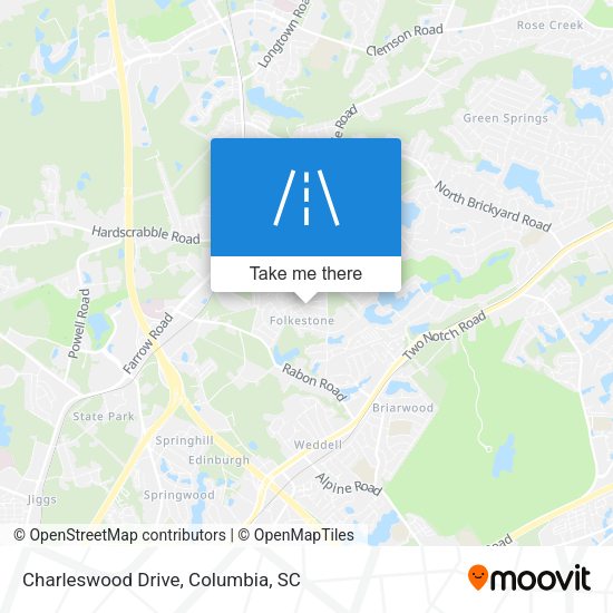 Charleswood Drive map