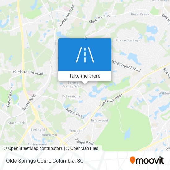 Mapa de Olde Springs Court