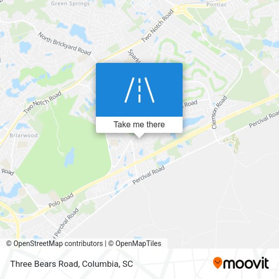 Mapa de Three Bears Road