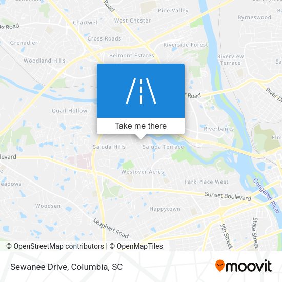 Mapa de Sewanee Drive
