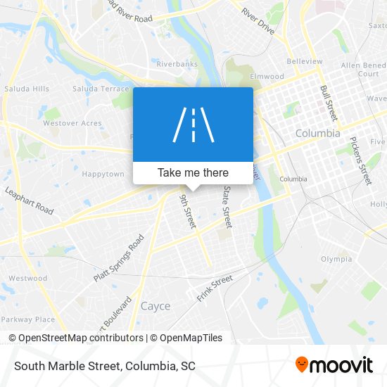 Mapa de South Marble Street