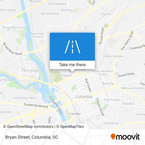 Mapa de Bryan Street