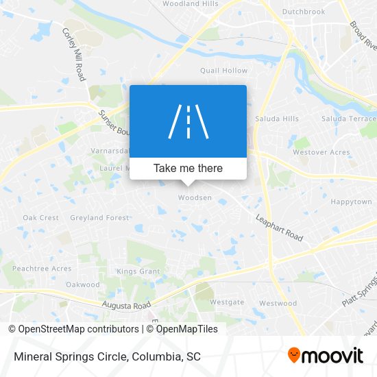 Mineral Springs Circle map