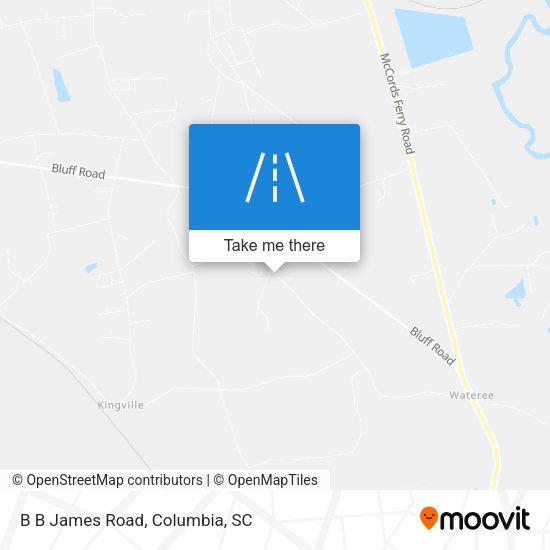 Mapa de B B James Road