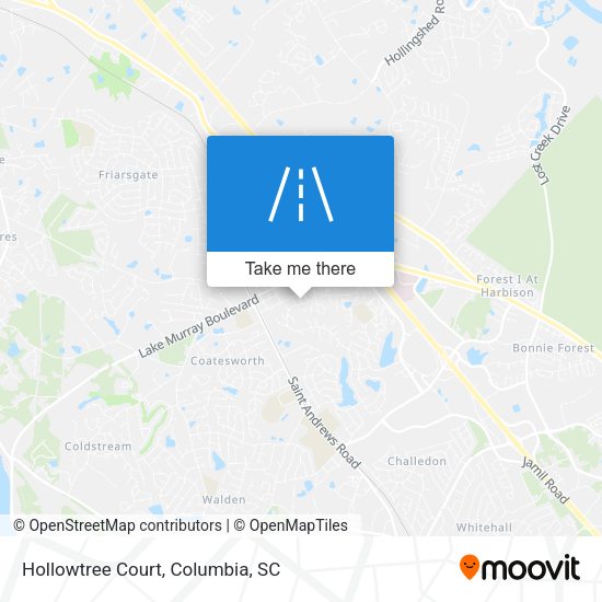 Hollowtree Court map