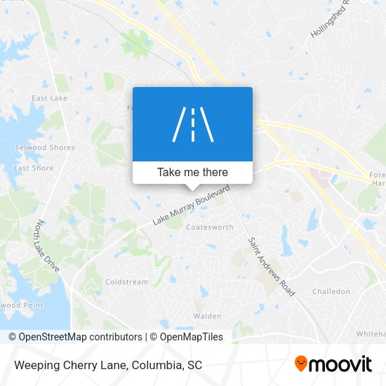 Mapa de Weeping Cherry Lane