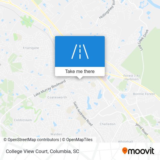 College View Court map