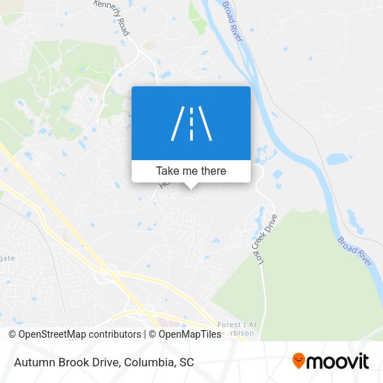 Mapa de Autumn Brook Drive