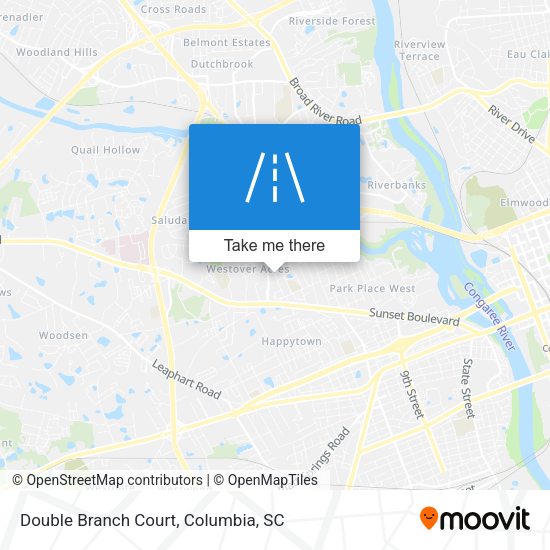 Mapa de Double Branch Court