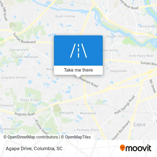 Agape Drive map