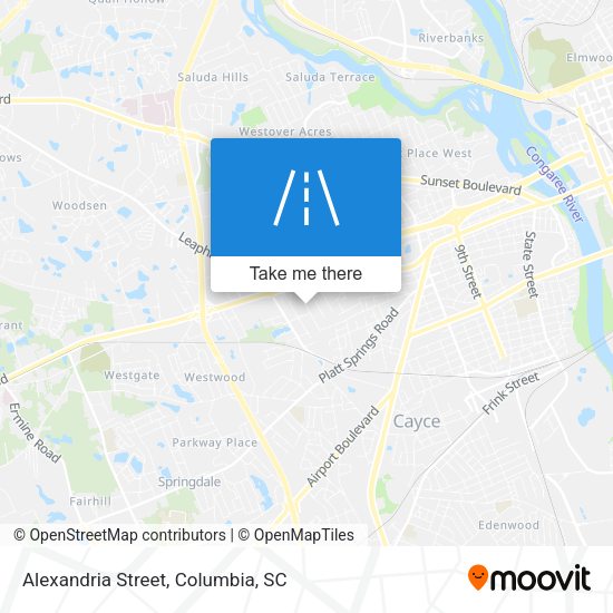Alexandria Street map