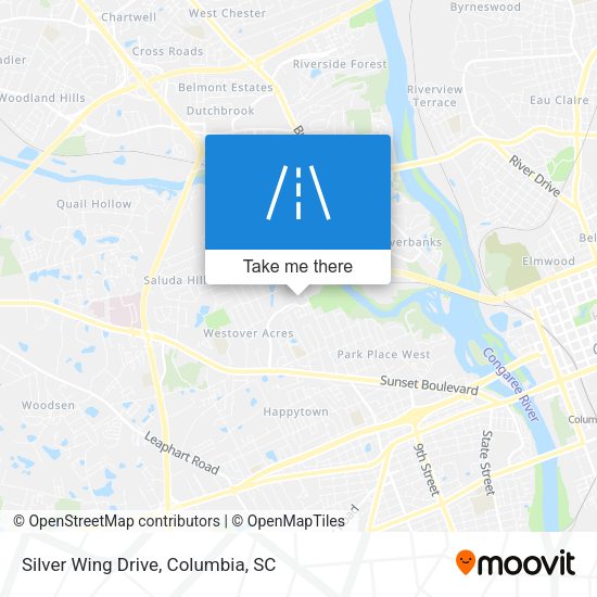Silver Wing Drive map