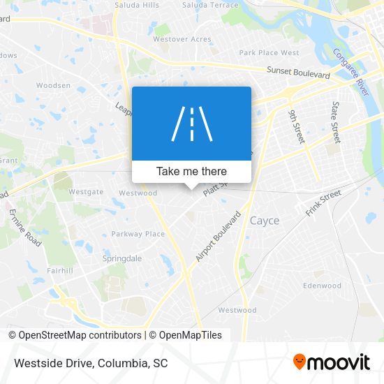Westside Drive map