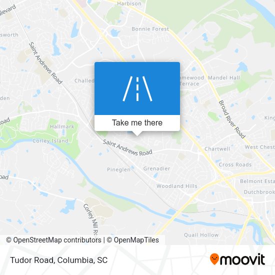 Mapa de Tudor Road