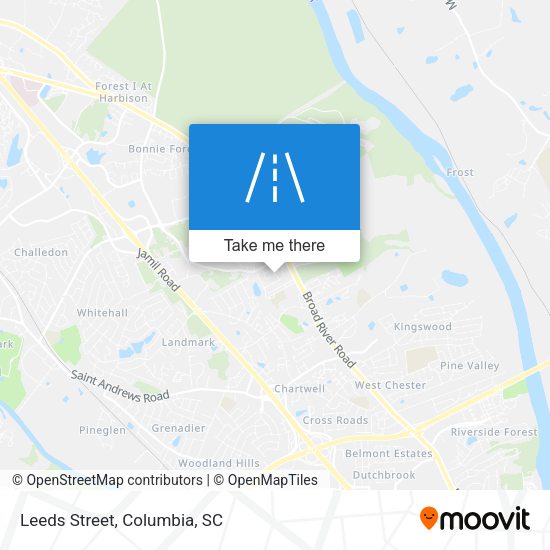 Mapa de Leeds Street