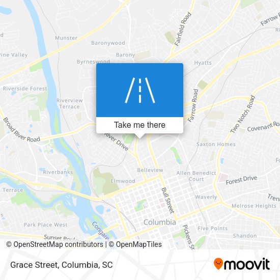 Mapa de Grace Street