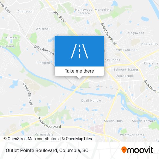 Outlet Pointe Boulevard map