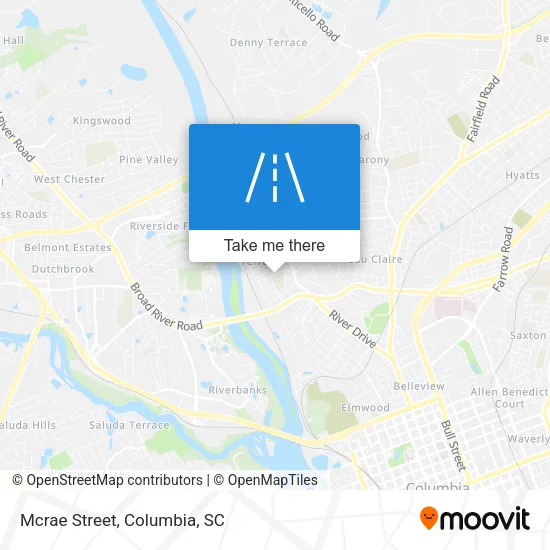 Mapa de Mcrae Street