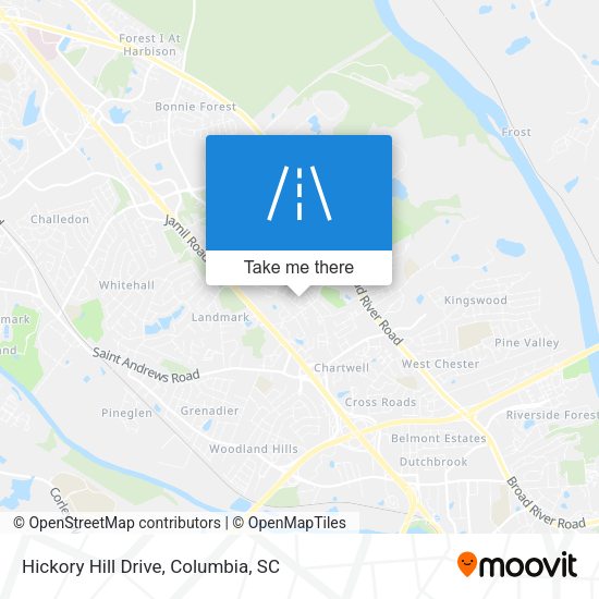 Hickory Hill Drive map