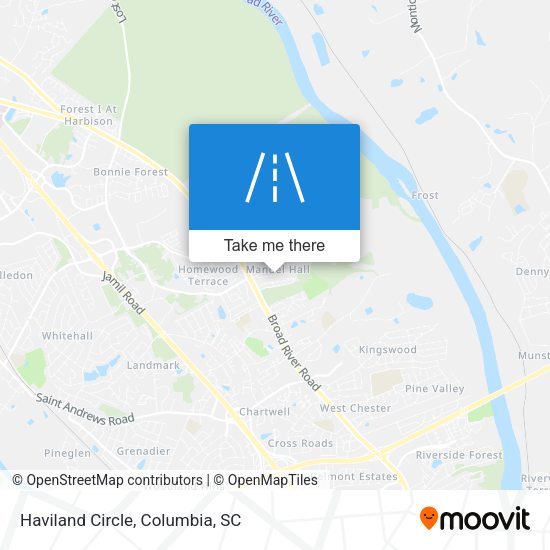 Mapa de Haviland Circle