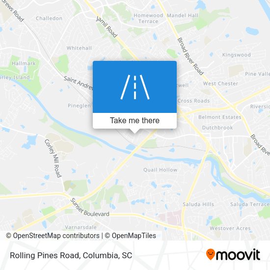Mapa de Rolling Pines Road