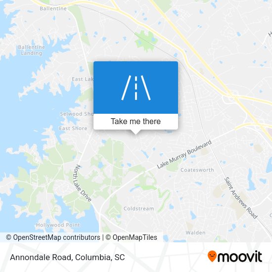 Mapa de Annondale Road