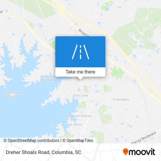 Mapa de Dreher Shoals Road