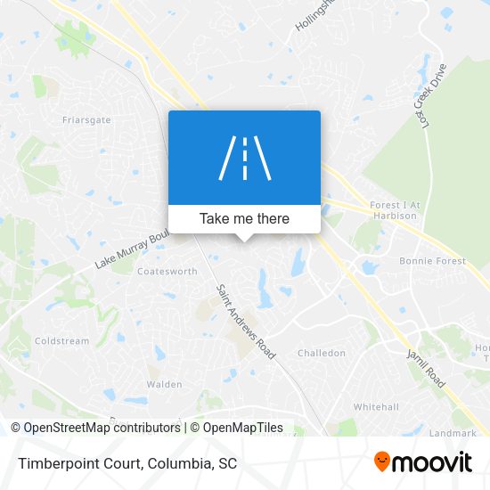 Mapa de Timberpoint Court