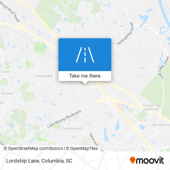 Lordship Lane map