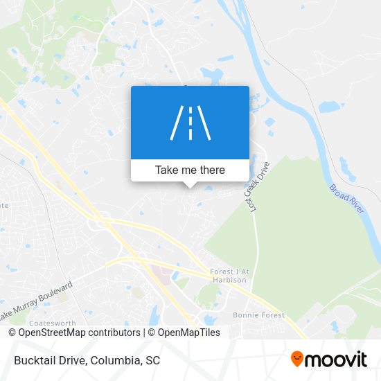 Bucktail Drive map