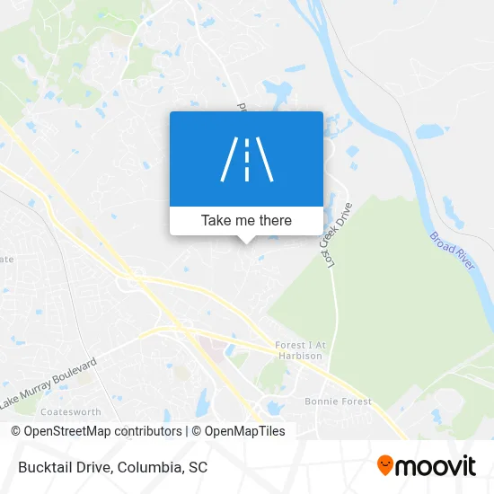 Bucktail Drive map