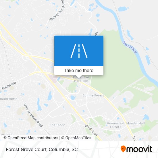 Forest Grove Court map