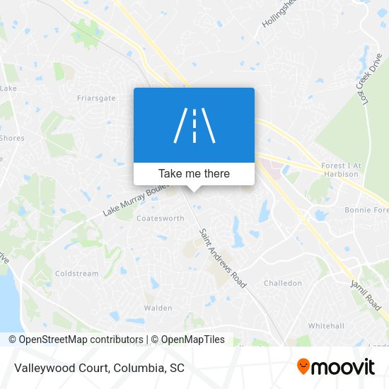 Mapa de Valleywood Court