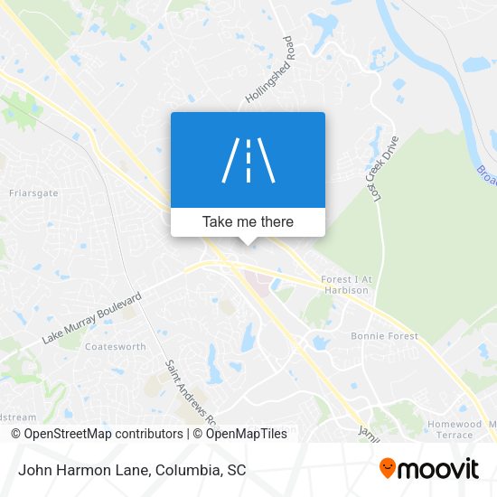 Mapa de John Harmon Lane
