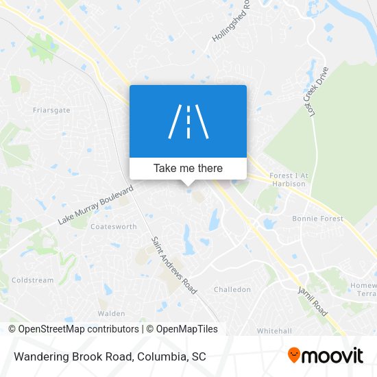 Mapa de Wandering Brook Road