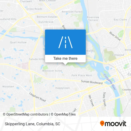 Skipperling Lane map